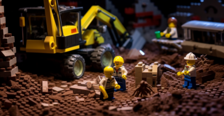 Foundation Construction Lego Style Night