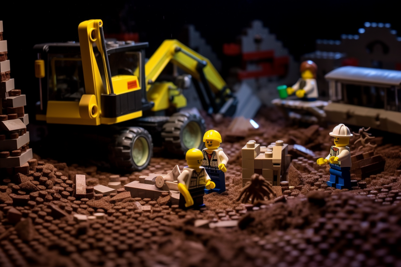 Foundation Construction Lego Style Night